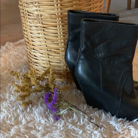 Rick Owens wedge platform bootie - Picture 4 of 8